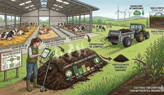 Estiércol de vacuno: un recurso clave para la fertilización sostenible