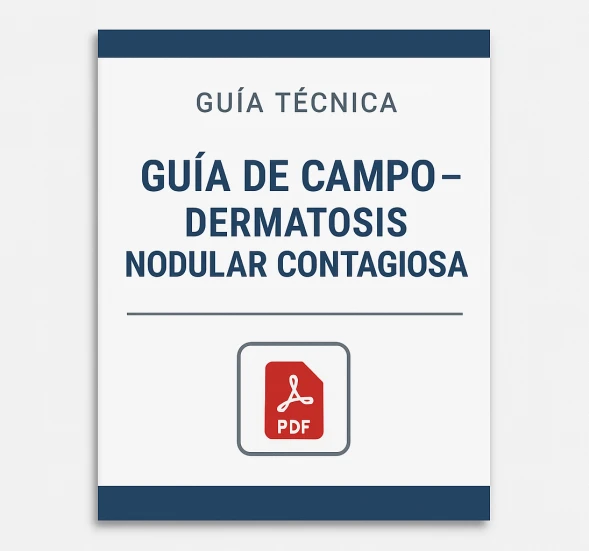 Nueva guía de campo sobre Dermatosis Nodular Contagiosa publicada por el Ministerio