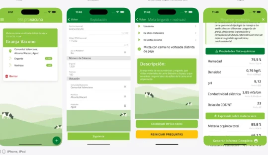 Provacuno lanza una app gratuita para mejorar la gestión de estiércoles en granjas de vacuno Provacuno lanza una app gratuita para mejorar la gestión de estiércoles en granjas de vacuno