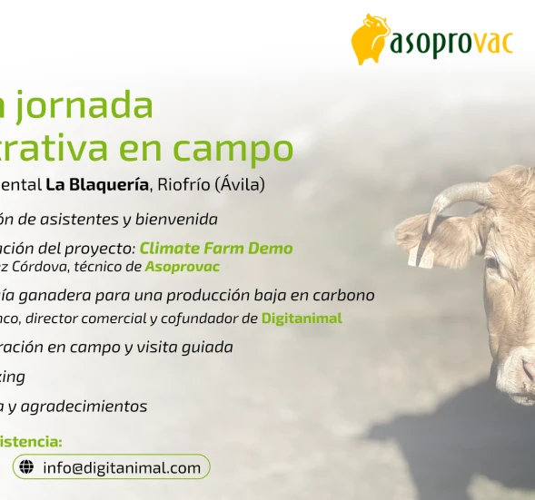Jornada demostrativa en campo: Climate Farm Demo y dispositivos inteligentes para extensivo